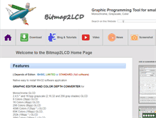 Tablet Screenshot of bitmap2lcd.com